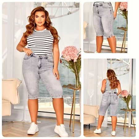 Бриджи Lady N 829-1 grey - делук