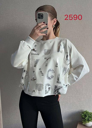 Свитер Fsn 2590 white - делук