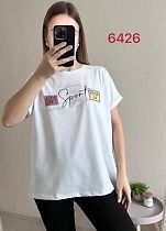 Футболка Fsn 6426 white - делук