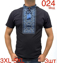 Вышиванка Надийка ND784-024 black - делук