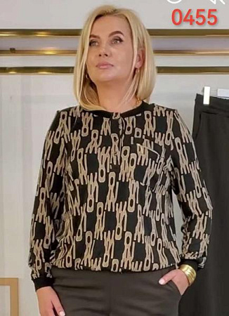 Свитер Lida 0455 brown - делук