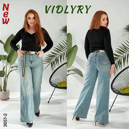 Джинсы Vidlyry 3651-2 l.blue - делук