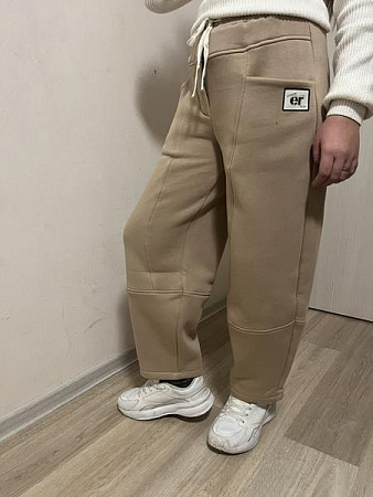 Штаны Спорт Moda School M424 beige - делук