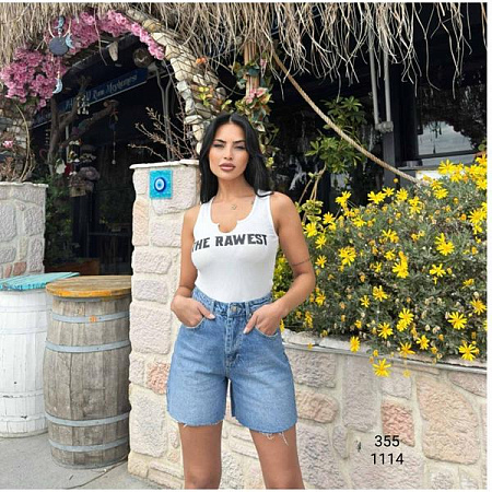 Шорты Jeans Style 355-1114 l.blue - делук
