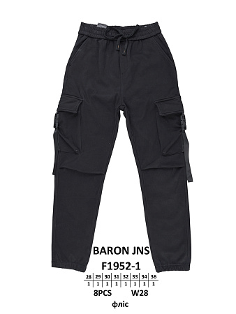Джинсы God Baron F1952-1 black - делук