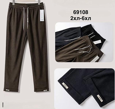 Штаны Спорт Minh 69108 black - делук