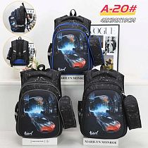 Рюкзак Candy Bags A20 black-blue - делук
