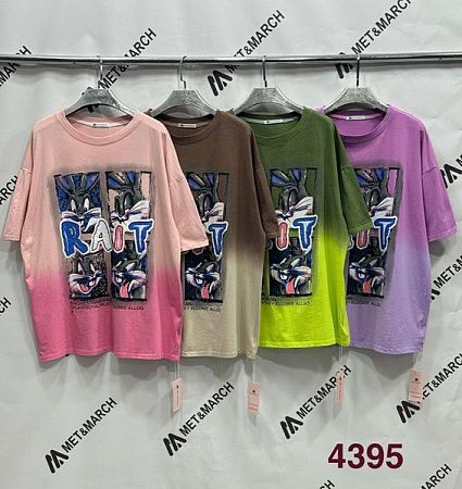 Футболка Met&March 4395 lilac - делук