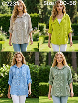 Рубашка Estima C223 l.blue - делук