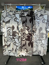 Платье Style Nadezhda 1128 beige-grey - делук