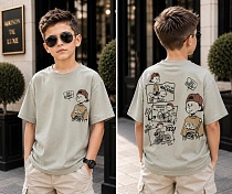Футболка Major Kids 3725 grey - делук