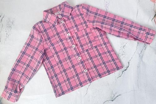 Рубашка Moda School 8560-1 pink - делук