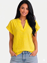 Футболка Levisha 26007 yellow - делук
