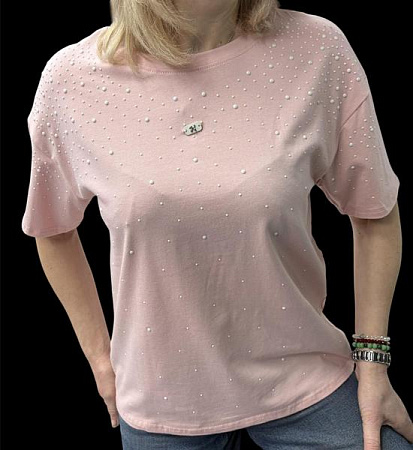 Футболка Elena&Vika 26108 pink - делук