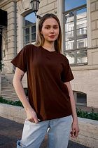 Футболка Little Secret 0065 brown - делук