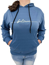 Худи Alia 3131 blue - делук