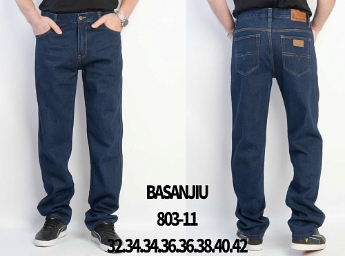 Джинсы Basanjiu 803-11 blue - делук