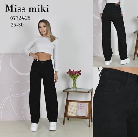 Джинсы Immei 6772 black - делук