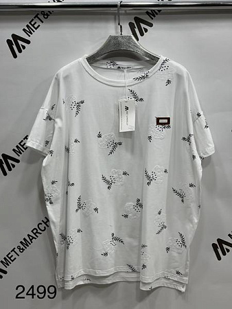Футболка Met&March 2499 white - делук
