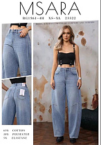 Джинсы Jeans Club BG1561-4H l.blue - делук