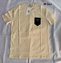 Футболка Minh MH992 beige - делук