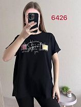 Футболка Fsn 6426 black - делук