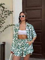 Костюм Arina 2452 white-green - делук