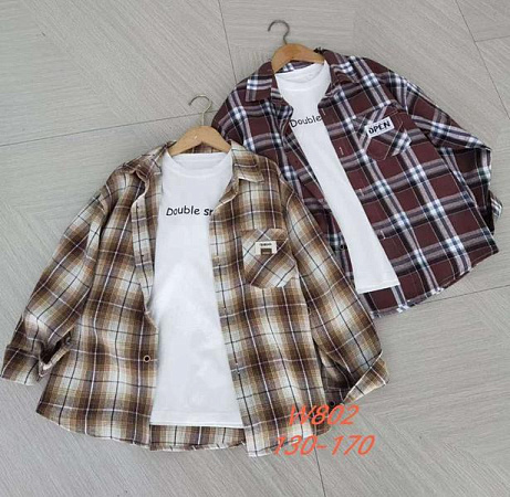 Рубашка Sunnytot W812 wine - делук