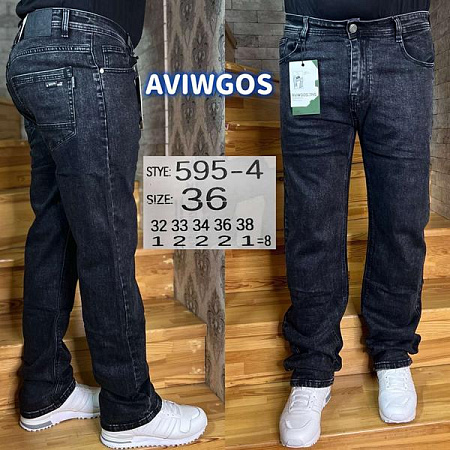 Джинсы Vingvgs 595-4 d.grey - делук