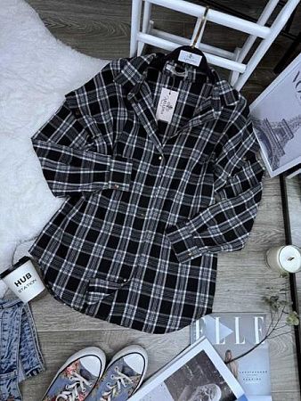Рубашка Arina 2478 black - делук