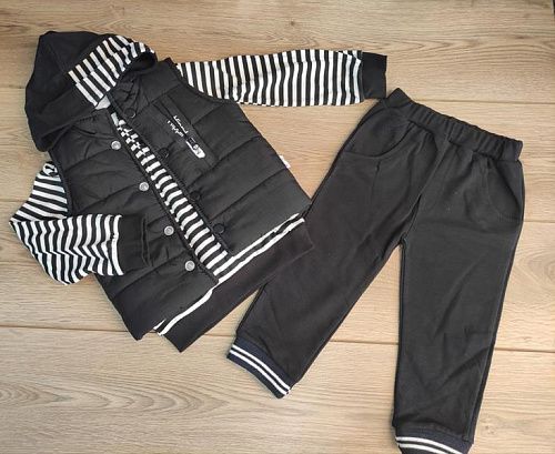 Костюм Emir Kids 68 black - делук