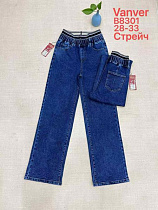 Джинсы Vanver B8301 navy - делук