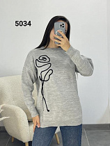 Свитер Fsn 5034 grey - делук