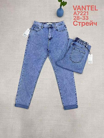 Джинсы Vanver A7221 l.blue - делук