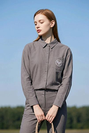 Рубашка Kosta 3567 grey - делук