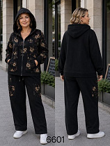 Костюм Спорт Immei 6601 black - делук