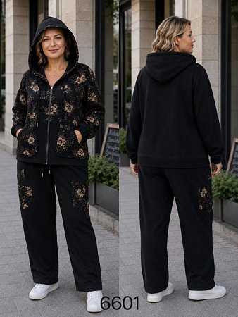 Костюм Спорт Immei 6601 black - делук