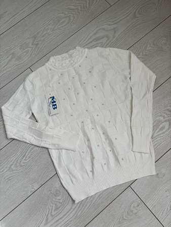 Свитер Wikki WK2 white - делук