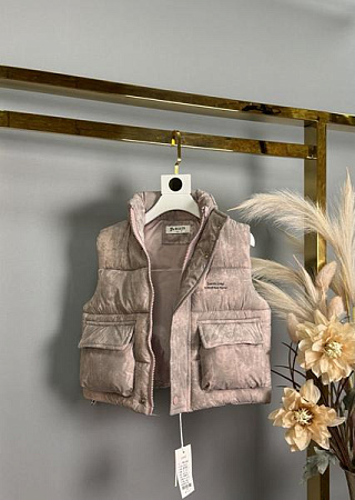 Жилетка Delfinka 8159 pink - делук
