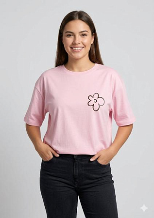 Футболка Newe 401 pink - делук