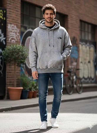 Худи Moranny MR682 grey - делук