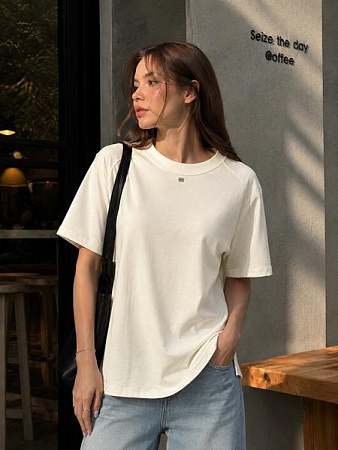 Футболка New Season F1731 milk - делук