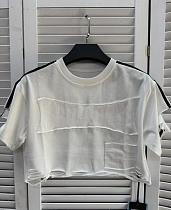 Топ Delfinka XS233 white - делук