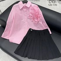 Рубашка Delfinka C131 pink - делук