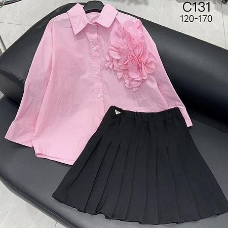 Рубашка Delfinka C131 pink - делук