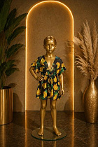 Халат Sun&Sea A7122 black - делук