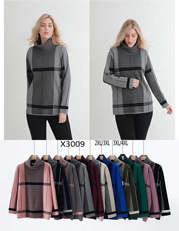 Свитер Anne-Kiss Me X3009 mix - делук