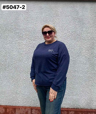 Свитер Bat 5047-2 navy - делук