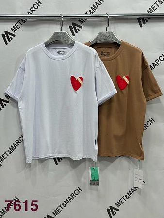 Футболка Met&March 7615 brown - делук