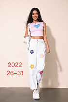 Джинсы Newjeans 2022 white - делук